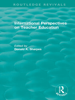 cover image of International Perspectives on Teacher Education